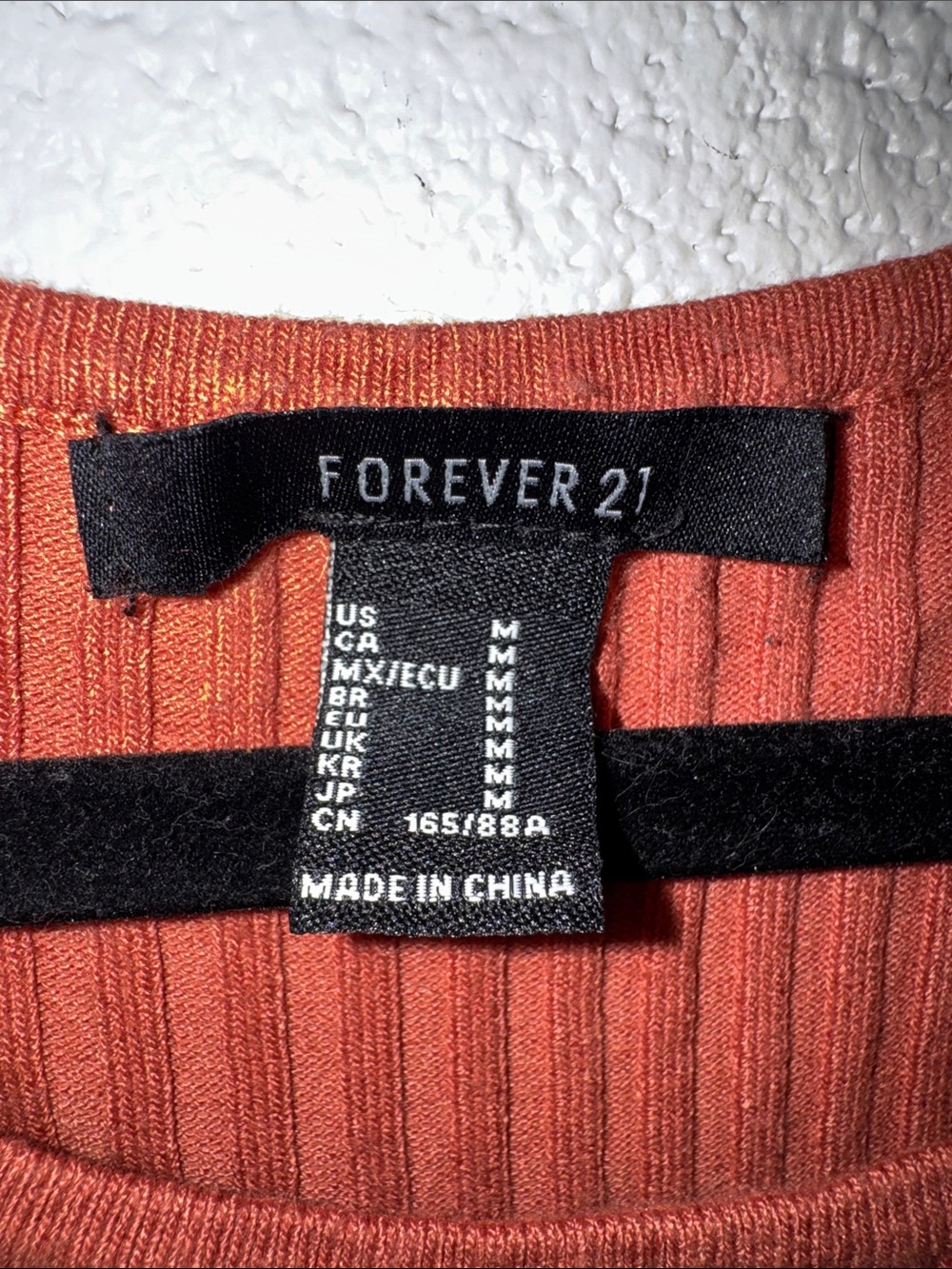 Forever 21 Rust Ribbed Tank Dress - Picture 2 of 4